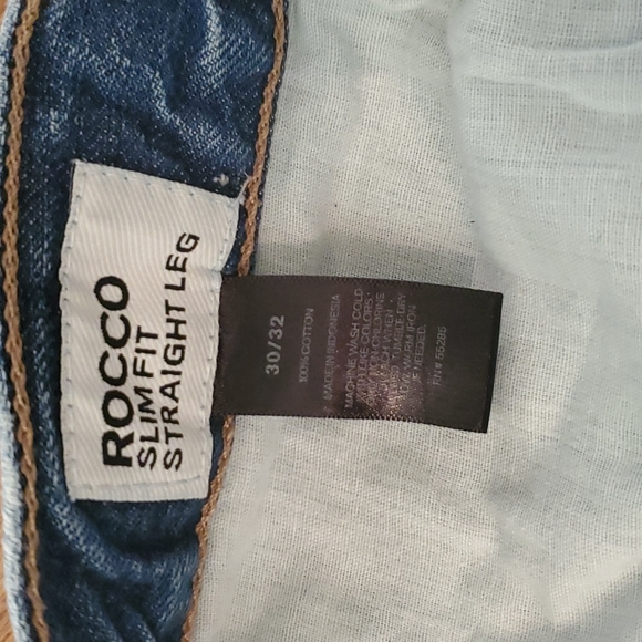 Men's Express Rocco Slim Fit Straight Leg Jean 30 x 32 - Picture 5 of 9